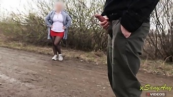 Unwittingly Exposing Myself In A Public Park, A Curious Stranger Takes Notice Of My Arousal And Offers A Surprise Handjob, All Captured On Hidden Camera For Your Viewing Pleasure