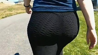 Sexy Milf With Big Ass Shows Off In Public