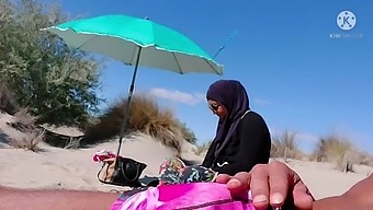 Surprised Muslim By Exposing My Genitals At The Seaside!