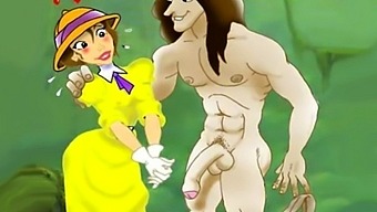 Intense Cartoon Sex With Tarzan And Teen Jane In A Group