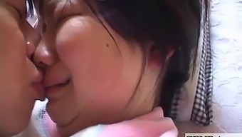 Japanese Schoolgirl Indulges In Sensual English Teacher'S Tongue