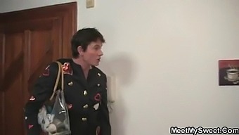 A Man Discovers His Stepfather'S Affair With His Lover While They Engage In Hardcore Sex