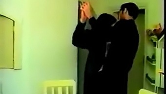 Turkish Couple Engages In Passionate Kissing And Breast Play