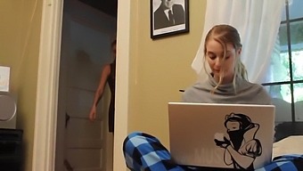 Sexy College Girls Indulge In Lesbian Fun At Home