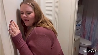 Surprised And Filled With Cum By Curvy Companion