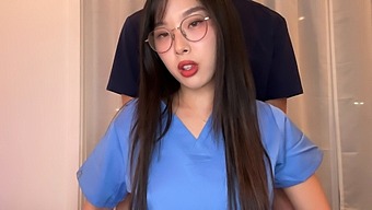 Young Asian Medical Intern Seduced By Older Doctor For Sexual Advancement