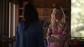 Blonde And Brunette Beauties Indulge In Romantic Fingering And Licking