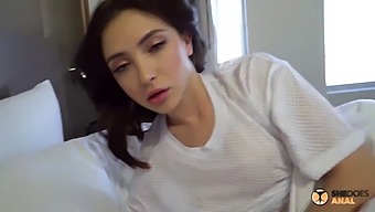 Step-Sister Takes Turns With Anal Sex On The Couch