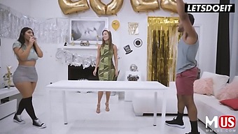 Busty Violet Myers Celebrates Her Birthday With A Hot Threesome Featuring A Big Bbc