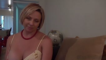 Stepson’s Fantasy: Watching Blonde Milf Brianna Beach Masturbate